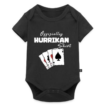 Chemise officielle de l’ouragan - Body à manches courtes Premium Bébé - noir - Devant