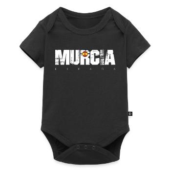 Murcia Spanien Distressed Text - Baby Premium Kurzarmbody - Schwarz - Vorne