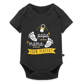 Baby Birth Pregnancy Pregnancy Perfect - Baby Premium short-sleeve bodysuit - black - Front