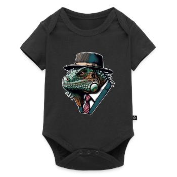 Iguana - Baby Premium short-sleeve bodysuit - black - Front