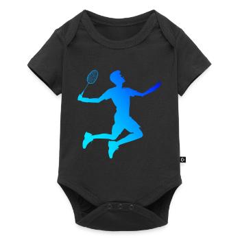 Badminton Players Badminton Women Men Squash - Baby Premium short-sleeve bodysuit - black - Front