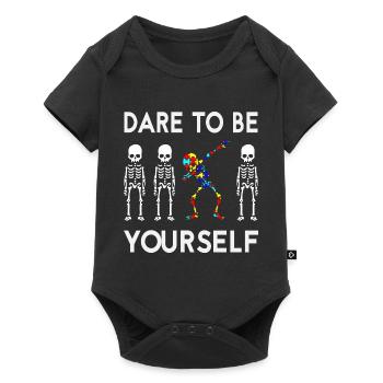 Autisme - Body à manches courtes Premium Bébé - noir - Devant