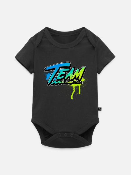 Team - Baby Premium Kurzarmbody - Schwarz
