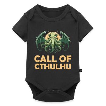 L’appel de Cthulhu Cult Monster Horror T-Shirt - Body à manches courtes Premium Bébé - noir - Devant
