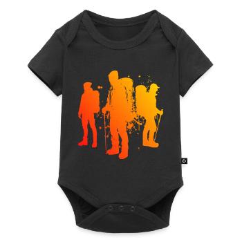 Grimpeur Hommes Escalade Escalade de bloc Femmes - Body à manches courtes Premium Bébé - noir - Devant