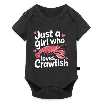 Homards, crabes, crevettes, fruits de mer - Body à manches courtes Premium Bébé - noir - Devant