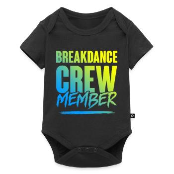 Équipe de breakdance - Body à manches courtes Premium Bébé - noir - Devant