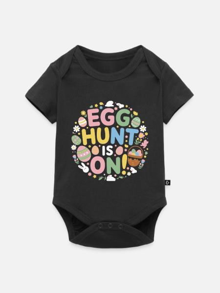 Ostern - Baby Premium Kurzarmbody - Schwarz
