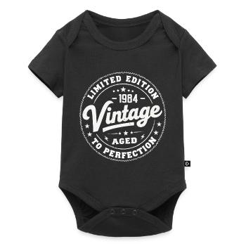 Legend since 1984 Awesome since 1984 Retro 1984 - Baby Premium short-sleeve bodysuit - black - Front