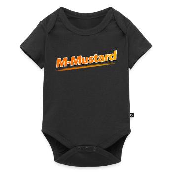 M-Moutarde - Body à manches courtes Premium Bébé - noir - Devant