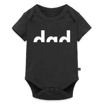 Best Dad Ever - Bester Papa - Vatertag - Baby Premium Kurzarmbody - Schwarz - Vorne