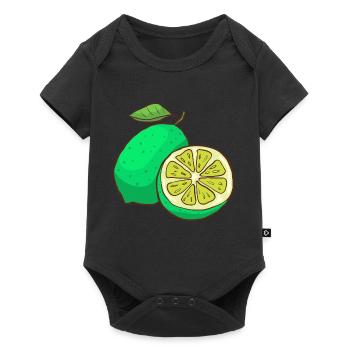 Limes limes - Baby Premium short-sleeve bodysuit - black - Front