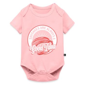 Saucisse - Body à manches courtes Premium Bébé - rose - Devant