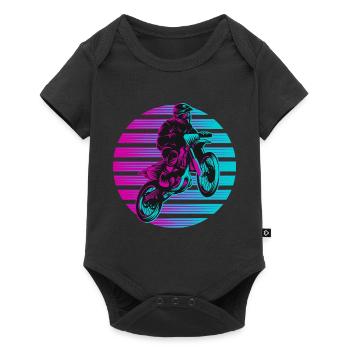 Motocross DirtBike Gift Motocross - Body à manches courtes Premium Bébé - noir - Devant