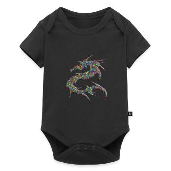 Dragon dragon - Baby Premium short-sleeve bodysuit - black - Front