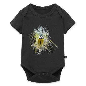 oiseau - Body à manches courtes Premium Bébé - noir - Devant