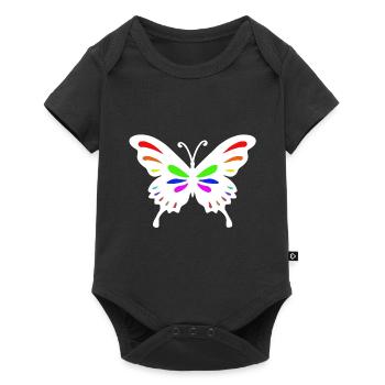 papillon papillon - Body à manches courtes Premium Bébé - noir - Devant