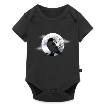 Corbeau lunaire - Body à manches courtes Premium Bébé - noir - Devant