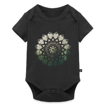 Mandala - Body à manches courtes Premium Bébé - noir - Devant