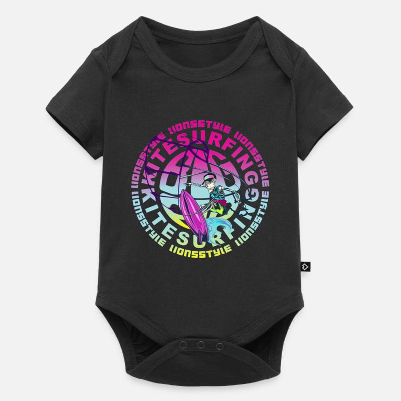 kitesurf - Body à manches courtes Premium Bébé - noir
