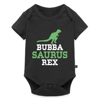 Bubba Saurus Rex - Baby Premium Kurzarmbody - Schwarz - Vorne