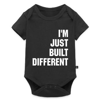 Je suis juste construit différemment - Body à manches courtes Premium Bébé - noir - Devant