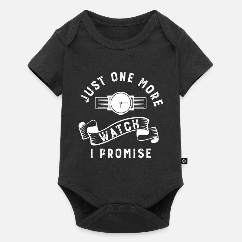 Nur Noch Eine Uhr Versprochen - Baby Premium Kurzarmbody - Schwarz