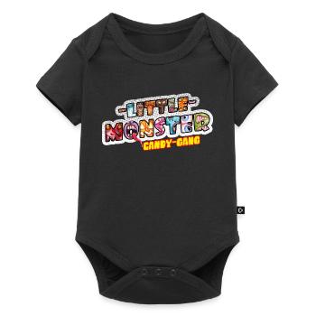 Little Monster Candy Gang Halloween Celebration Party - Baby Premium short-sleeve bodysuit - black - Front