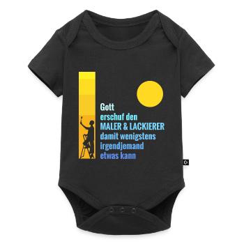 Stolzer Maler Spruch für Maler und Lackierer - Baby Premium Kurzarmbody - Schwarz - Vorne