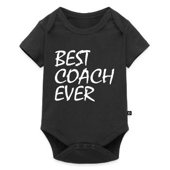 Best coach ever - Body à manches courtes Premium Bébé - noir - Devant