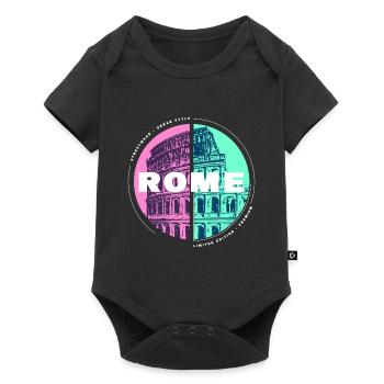 Rome Rome Italy City Skyline Holiday Home Love - Baby Premium short-sleeve bodysuit - black - Front