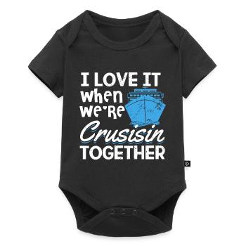 Kreuzfahrt - Baby Premium Kurzarmbody - Schwarz - Vorne