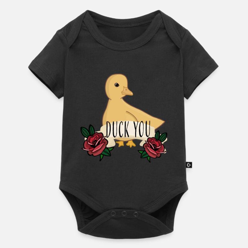 CANARD VOUS - Body à manches courtes Premium Bébé - noir