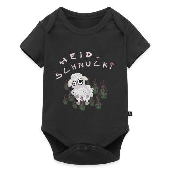 Heidschnucki - Baby Premium Kurzarmbody - Schwarz - Vorne