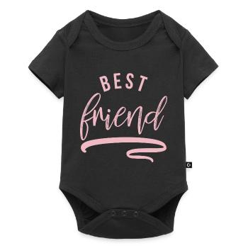 Partner Look Couple Partner Couple Couple Family - Baby Premium short-sleeve bodysuit - black - Front