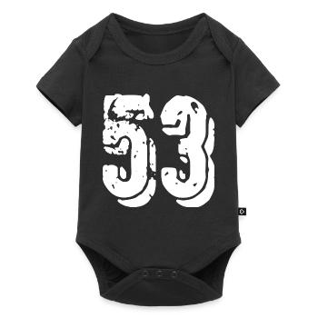 Maillot à 53 numéros - Body à manches courtes Premium Bébé - noir - Devant