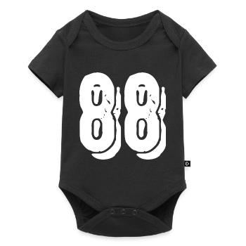88 number jersey - Baby Premium short-sleeve bodysuit - black - Front