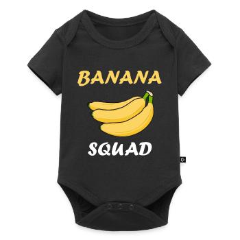 Banana Squad Cute Fruits Healthy Food - Baby Premium short-sleeve bodysuit - black - Front