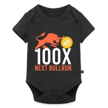 100x next Bullrun - Baby Premium short-sleeve bodysuit - black - Front