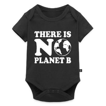 There is no planet b - Baby Premium short-sleeve bodysuit - black - Front