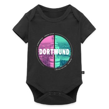 Dortmund Germany City Skyline Home Love - Baby Premium short-sleeve bodysuit - black - Front