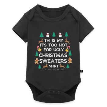 Pull de Noël - Body à manches courtes Premium Bébé - noir - Devant