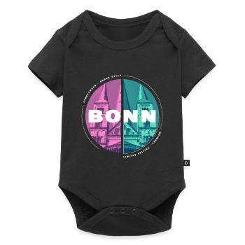 Bonn Allemagne City Skyline Home Love - Body à manches courtes Premium Bébé - noir - Devant
