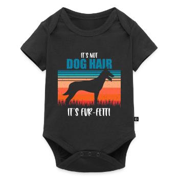 Malinois Belgischer Schäferhund - Baby Premium Kurzarmbody - Schwarz - Vorne