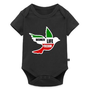 Women life freedom - Body à manches courtes Premium Bébé - noir - Devant