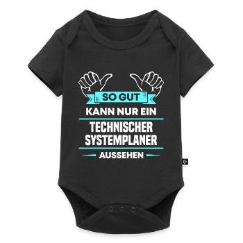 Technischer Systemplaner Design für stolze Profis - Baby Premium Kurzarmbody - Schwarz - Vorne