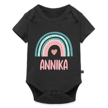 Annika Nom Rainbow Baby - Body à manches courtes Premium Bébé - noir - Devant