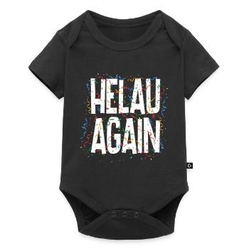 Helau Again - Karneval Düsseldorf - Baby Premium Kurzarmbody - Schwarz - Vorne