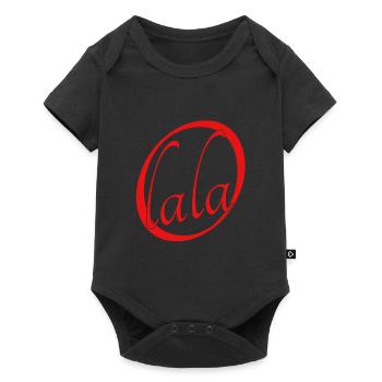 Oh lala, cooler Spruch, lustiger Spruch - Baby Premium Kurzarmbody - Schwarz - Vorne
