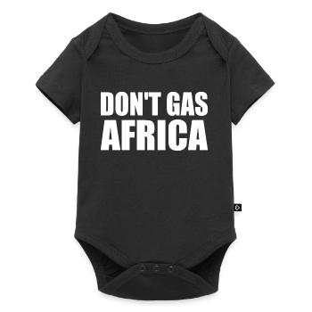 don't gas africa - Body à manches courtes Premium Bébé - noir - Devant